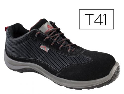 Sapatos de seguranca deltaplus de pele preto tamanho 41 , Deltaplus , 155659 , 3295249198411